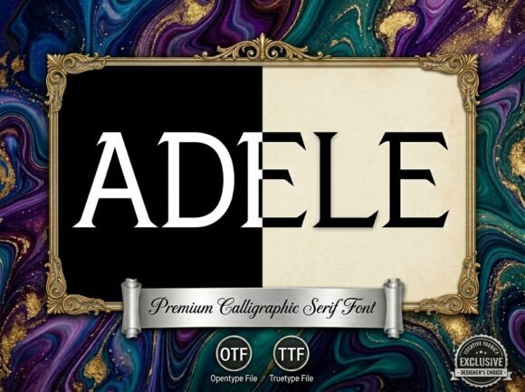 Adele: A Premium Serif Font for Elegant Branding