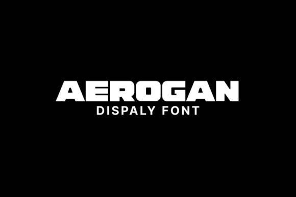 Aerogan Typeface: Bold Branding for Modern Business