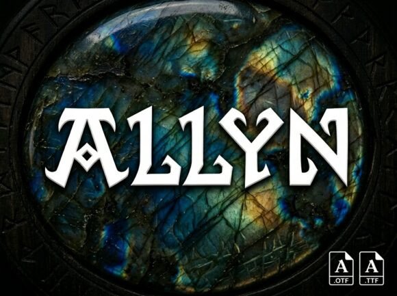 Allyn: A Bold Display Font for Unique Brand Identity