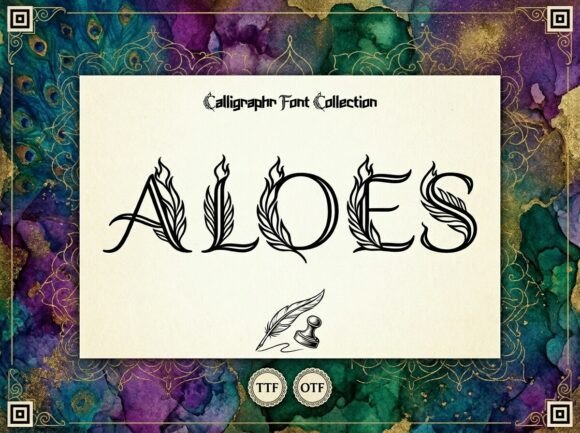 Aloes: A Majestic Display Typeface for Elegant Branding