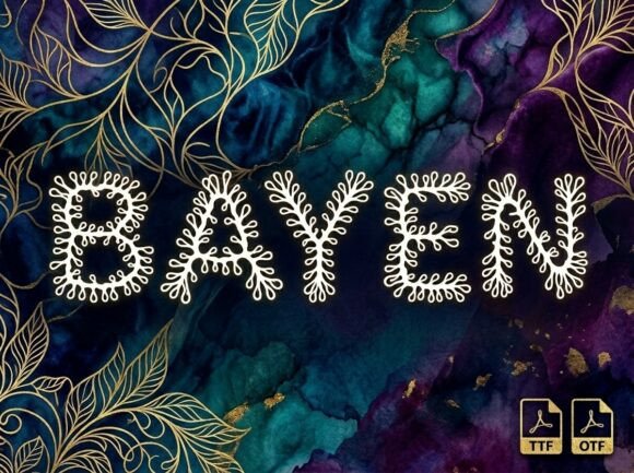 Bayen: The Perfect Display Font for Handmade Brands