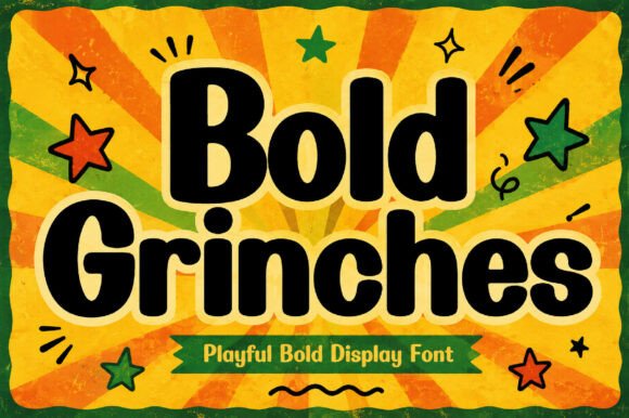 Bold Grinches: The Display Font for Scroll-Stopping Social Media