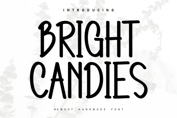 Bright Candies Font: A Marker-Style Typeface for Makers