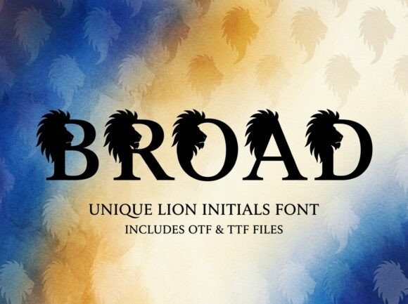Broad: A Bold Display Font for Modern Web Design