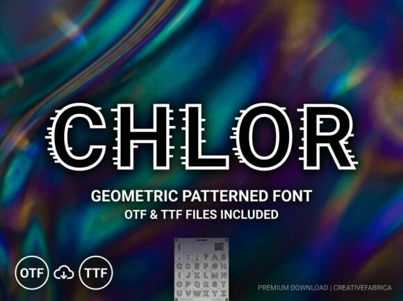 Chlor: A Technical Display Typeface for Modern Web Layouts