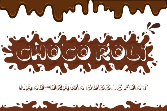 Choco Roli Typeface for Sweet Web Designs