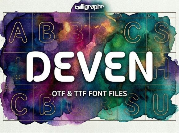 Deven: A Bold Display Font for Editorial Impact