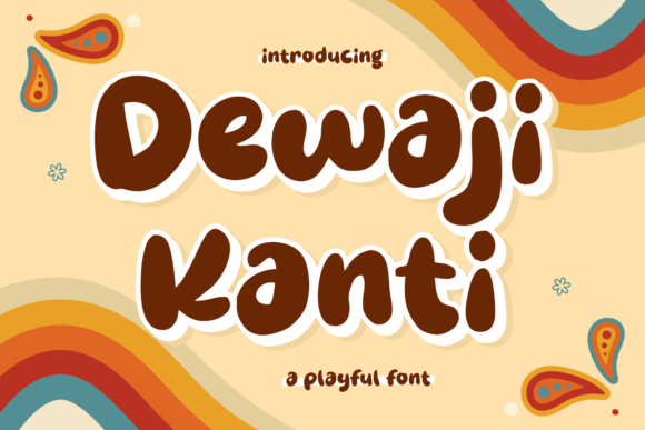 Dewaji Kanti: The Retro Display Typeface for Web Headers