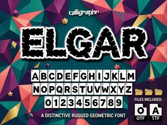 Elgar: A Stunning Display Font for Bold Branding