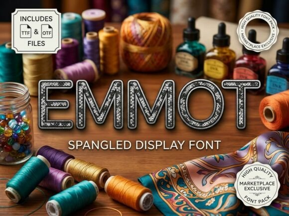 Emmot: A Striking Display Font for Editorial Impact