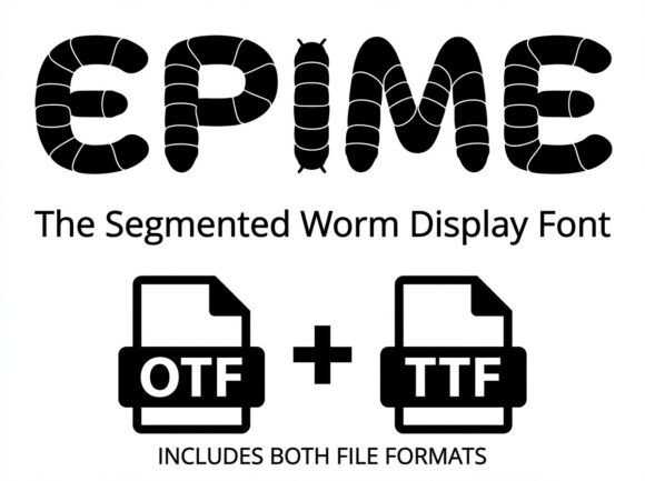 Epime: A Bold Display Font for Unique Branding