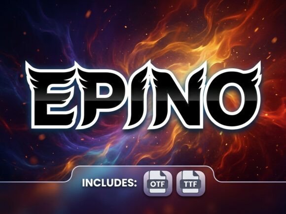 Epino: A Modern Display Font for Bold Branding