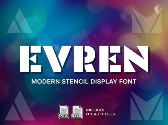 Evren: A Bold Display Font for High-Impact Campaigns