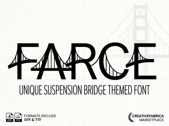 Farce Font: A Bold Display Typeface for Unique Branding