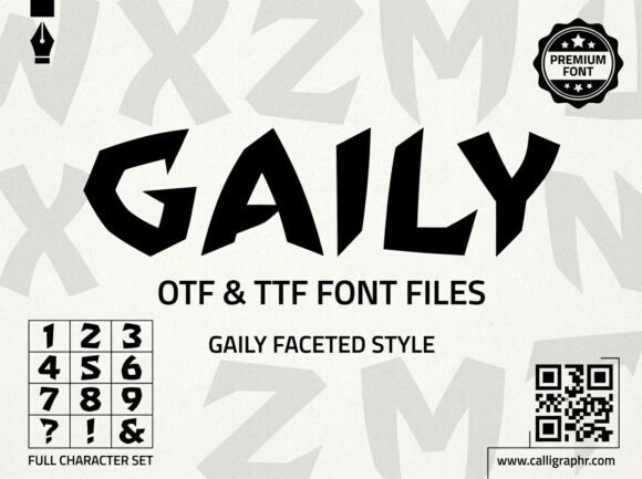 Gaily: The Display Font That Stops the Scroll
