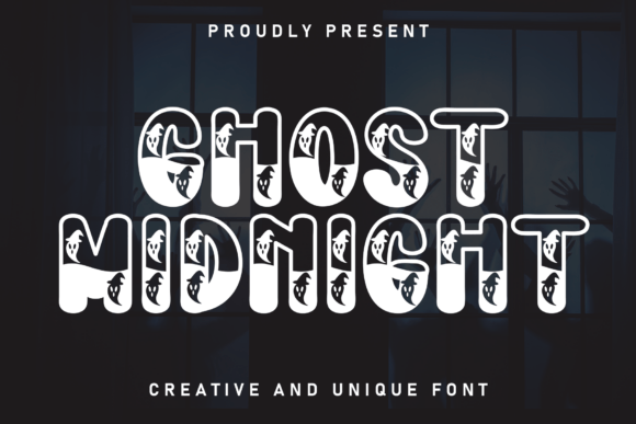 Ghost Midnight: A Vivacious Display Font for Editorial Design