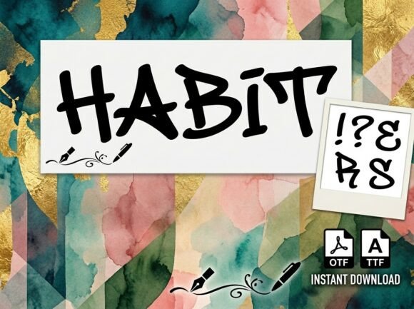 Habit: A Distinctive Display Font for Editorial Impact