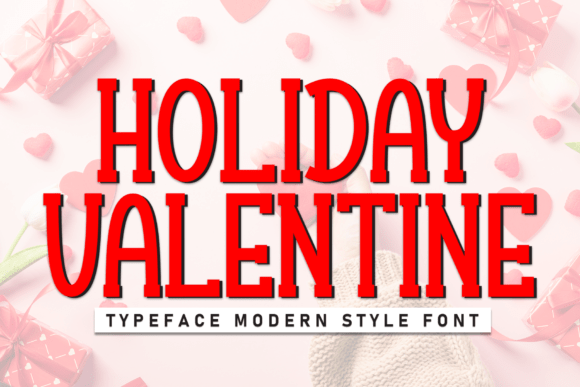 Holiday Valentine: A Charming Display Font for Makers