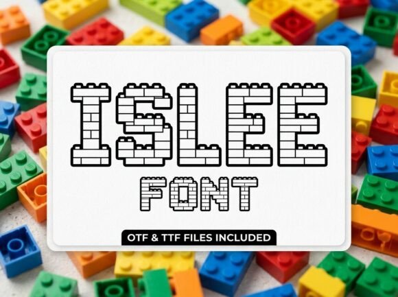 Islee: A Bold Display Font for Makers and Sellers