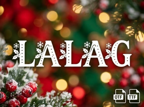 Lalag Display Font for Bold Web Headers