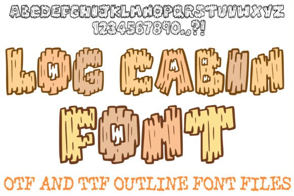 Log Cabin: A Rustic Display Font for Editorial Design