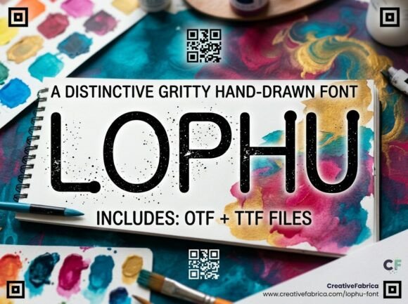 Lophu: A Distinctive Display Font for Bold Branding