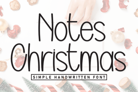 Notes Christmas Font for Memorable Branding
