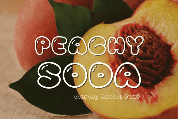 Peachy Soda Font: Bold Display Typography for Campaigns