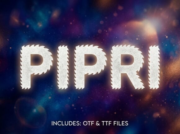 Pipri: A Stunning Display Font for Editorial Design
