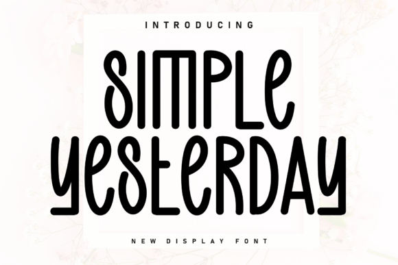 Simple Yesterday Font Review: A Sporty Handwritten Display