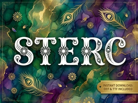 Sterc Font: Elevate Your Brand with Unique Display Typography