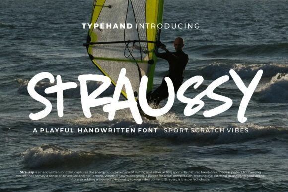 Straussy: A Bold Display Font for Modern Editorial Design