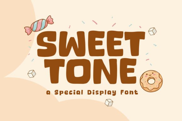 Sweet Tone: A Cute Display Font for Handmade Brands