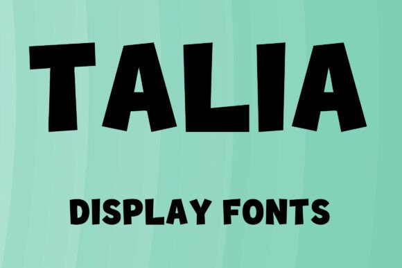 Talia: A Bold Display Font for Modern Business Branding